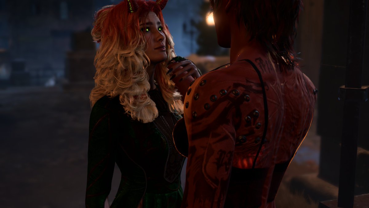 bg3_4_dbd's tweet photo. Get to know my OC better 😼🔥
 • Name: May {she/her} 
• Age: 25
• Species: Zariel Tiefling 
• Origin: Sage (I have a whole backstory)
• Alignment: Chaotic Good
• Class: Wildfire Druid/Draconic Sorcerer
• Lover: Karlach 
• Besties: Gale https://t.co/qHtvitLGi2
