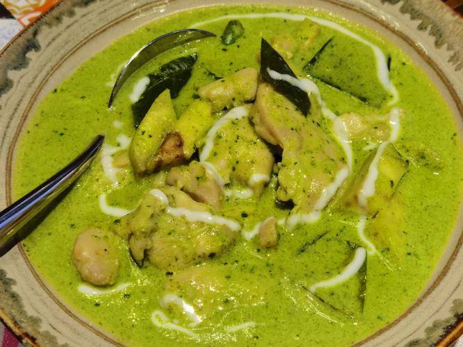 NwaryAlhammadi1's tweet photo. Loving this fragrant Thai green curry tonight—spicy, creamy, loaded with veggies and tender chicken, pure comfort in a bowl! https://t.co/cCRyjBNSLj