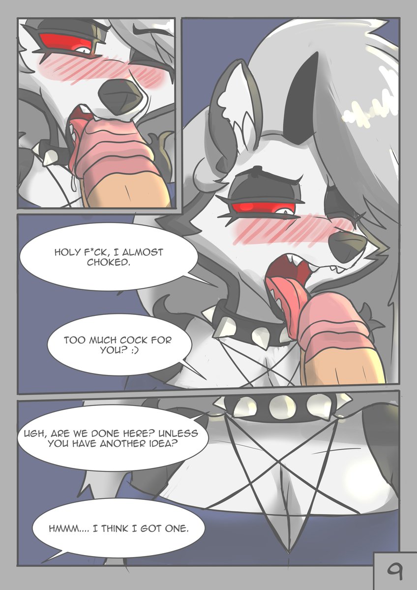 NickoftheBra's tweet photo. Page 9!

we are at an impasse. what are we going to do Loona?

#LoonaHelluvaBoss #HelluvaBossNSFW https://t.co/mRdBmOnkhV