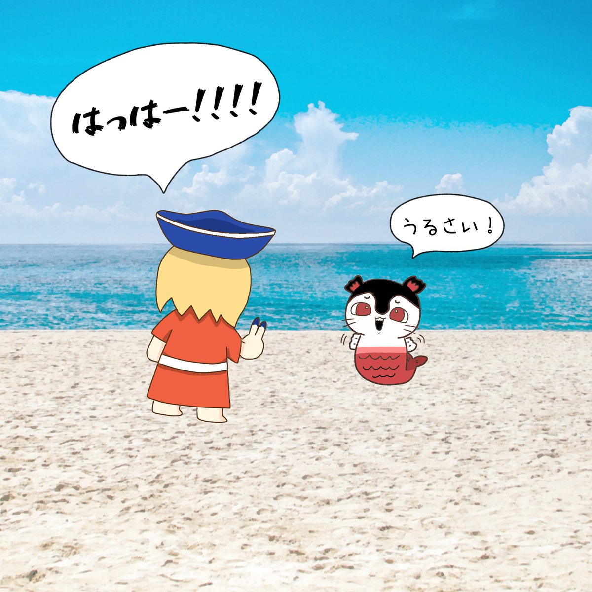 ku_ki09's tweet photo. ⚠️他界隈
ちょっと見てみたくて…☺️☺️
🐉×セイレーン
#DrSTONE
#ちいかわファンアートㅤ https://t.co/DROjMopIpd