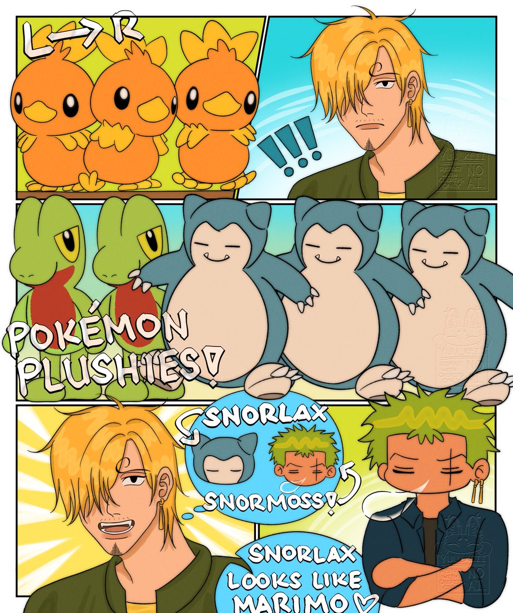 yuu_keii03's tweet photo. Snorlax and snormoss Pt.1
#zosan #ゾロサン https://t.co/IduLtRXBDe