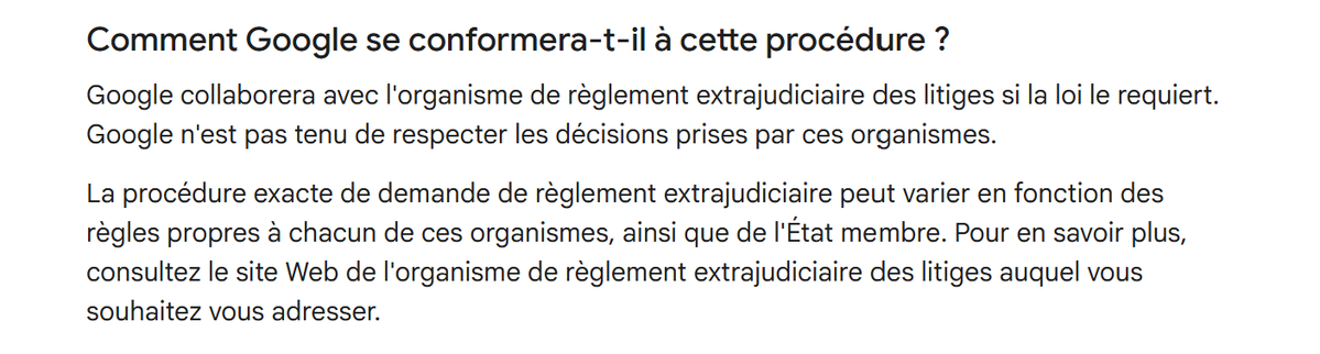 Friteninja's tweet photo. @TeamYouTube  J’ai vraiment besoin qu’une personne humaine réexamine mon dossier.

Ma chaîne Fritenefix a été supprimée il y a plus d’un mois :
https://t.co/PJzWoBq3wE
Depuis, j’essaie sans relâche d’échanger avec le support YouTube. J’ai contacté l’assistance à plusieurs reprises et par différents moyens, mais je n’obtiens que des réponses génériques qui ne répondent pas réellement au fond de mon dossier.

J’ai besoin qu’il soit enfin transmis à une vraie personne capable d’examiner précisément ce qui s’est passé.

Je conteste toujours cette suppression. Les vidéos concernées datent d’il y a près de 10 ans et montrent Yandere Simulator, un jeu vidéo fictif mettant en scène des personnages en 3D. La chaîne elle-même était inactive depuis des années.

J’ai également utilisé la procédure européenne de règlement extrajudiciaire des litiges et saisi Appeals Centre Europe (ACE).

Malgré des demandes répétées adressées à YouTube, ACE indique que la plateforme ne lui a pas fourni suffisamment d’informations pour lui permettre de prendre une décision sur le fond de mon dossier.

ACE a donc rendu une décision procédurale en ma faveur et l’a communiquée à YouTube.

Référence du litige : #2026-024207-YT

Cette situation est d’autant plus difficile à comprendre que Google explique lui-même sur sa page officielle consacrée aux recours prévus par le DSA qu’il collaborera avec les organismes de règlement extrajudiciaire lorsque la loi l’exige.

De plus, l’article 21 du Digital Services Act prévoit que les plateformes doivent collaborer de bonne foi avec l’organisme certifié sélectionné afin de résoudre le litige.

Je joins les deux captures à ce message : la décision rendue par ACE dans mon dossier et les informations publiées par Google concernant cette procédure.

Pendant ce temps, mon travail est à l’arrêt depuis plus d’un mois. J’ai construit mon activité et une communauté de plusieurs centaines de milliers d’abonnés sur YouTube pendant plus de 10 ans.

Aujourd’hui, tout cela est menacé à cause de la suppression d’une ancienne chaîne que je n’utilisais plus et de vidéos publiées il y a près de dix ans.

Cette situation m’affecte énormément, professionnellement comme personnellement.

YouTube a été au cœur de mon travail pendant toutes ces années et j’ai toujours pu trouver de l’aide lorsque je rencontrais un problème. Pour la première fois, je me sens complètement abandonné.

Je demande simplement qu’une véritable personne humaine examine sérieusement mon dossier, les vidéos concernées, leur contexte et ce qui s’est passé lors de la procédure ACE.

@TeamYouTube, s’il vous plaît, faites escalader mon dossier vers une équipe capable de procéder à un véritable réexamen humain.