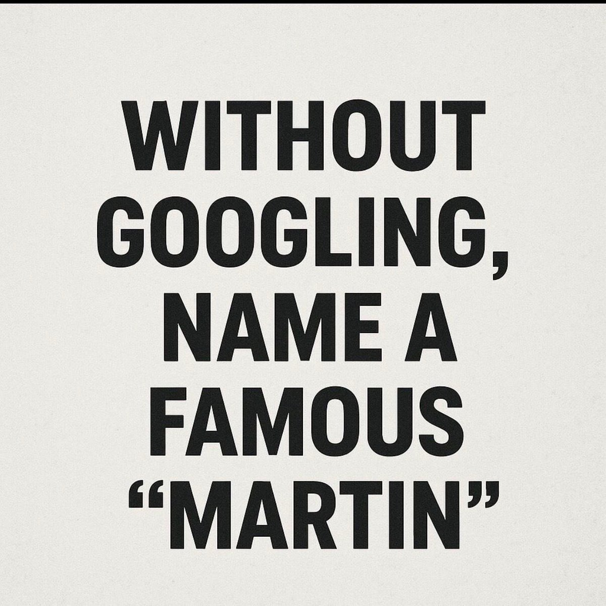 HawkEmDownChris's tweet photo. Name a famous Martin. https://t.co/qvoDxMFXif