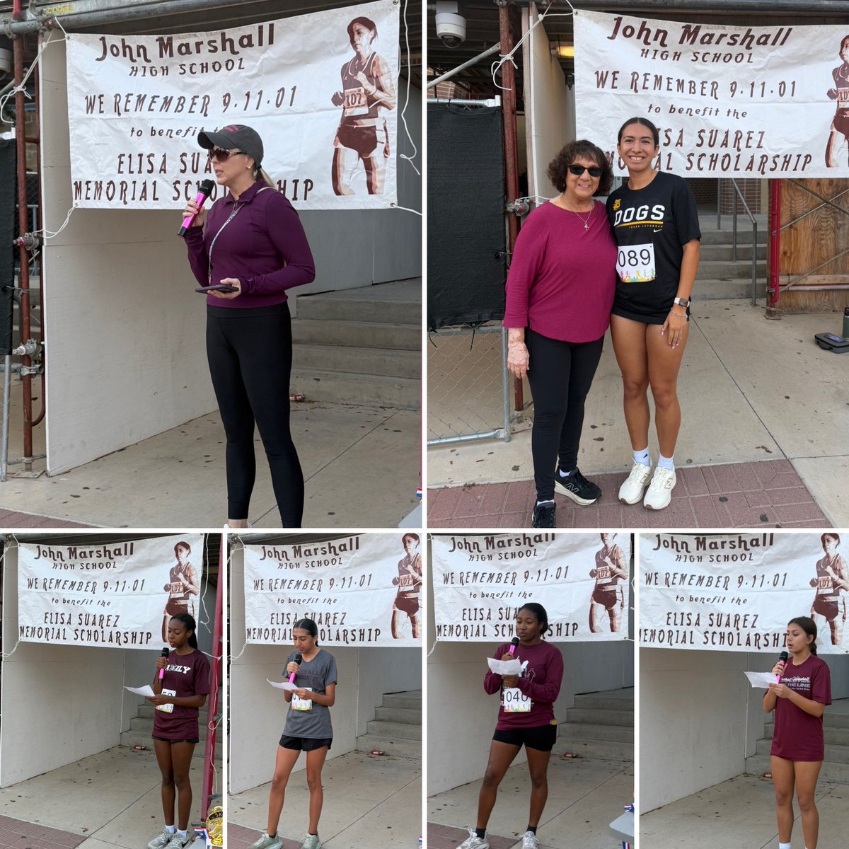 RamsGirlsTrack's tweet photo. The Freedom Fun Run & 5K is a favorite events of ours! We love celebrating Elisa, Remembering 9/11 & Honoring 1st responders. Thank you @NISDMarshall @NISDMarshallLMS & @cityleonvalley communities for helping to make this event a special one! πππΊπΈπ #RamFamily #WeRemember911 https://t.co/li58snomSW