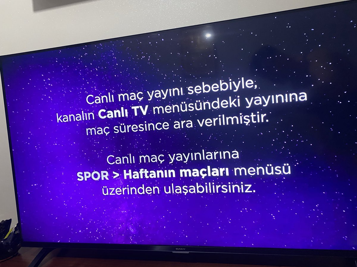 Unsek1907's tweet photo. Bein Connect derbi günü bu yaptığınız rezalet nedir? Yayın nerede? #beinconnect #beinsports https://t.co/P5G0QKqBoy