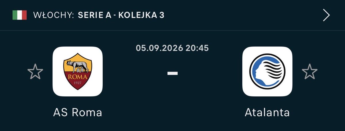 miencicki's tweet photo. KONKURS 🔥
5x20 PLN w TOTALbet dla 5 najszybszych którzy:

- Wytypują poprawny wynik meczu i strzelca pierwszej bramki meczu Roma - Atalanta
- Zostawią ❤️ i RT https://t.co/gyCBdMqlve