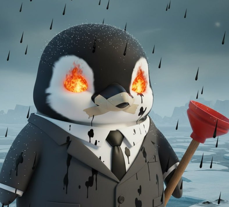 PetroPenguins's tweet photo. It’s cleanup time 🛢🔥

solana:F2k82EcxLtzekq1bfoGVdgp6EXZ5dLT1jE7g3LvQpump 

#PetroPenguins #FlipTheRigs https://t.co/NBHxL6FRiZ