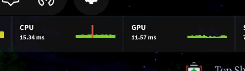 mastodonte78's tweet photo. @solanumlucani ooh there no any option where fps is said but you have this (note if one of them is under 16ms you are below of 60fps) https://t.co/895jpu4K09