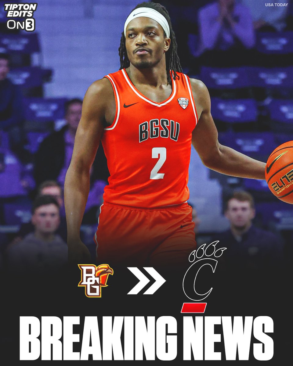 JoeTipton's tweet photo. NEWS: Bowling Green transfer Javontae Campbell, the MAC Defensive Player of the Year, has committed to Cincinnati, he told @On3. 

The 6-2 guard averaged 18.7 points, 4.5 rebounds, 5.1 assists, and 3.0 steals per game this past season, leading all of Division I in steals. 

https://t.co/aJPsuifPwZ