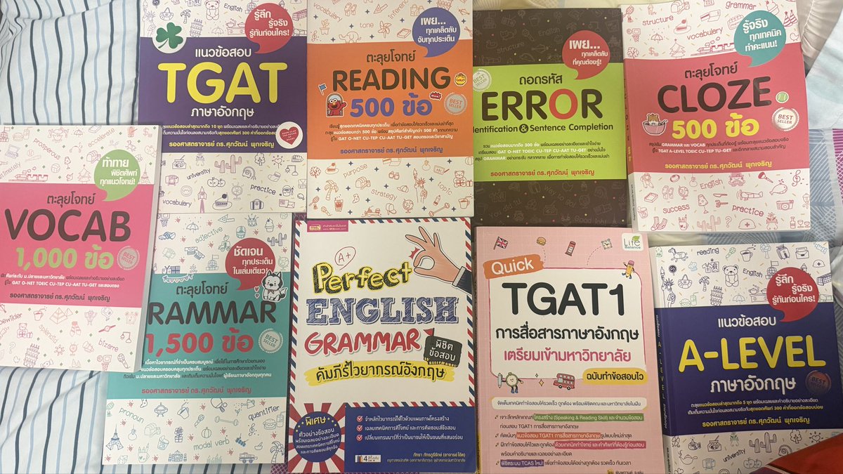 wwwstrawberi's tweet photo. #ส่งต่อหนังสือเตรียมสอบ
Tgat มีรอยดินสอ 120
Reading มีรอยดินสอ60
ถอดรหัสerror มีรอยดินสอ 60
Cloze มีรอยดินสอไม่กี่หน้า100 
Vocab 100
ตะลุย grammar 100
Tgat1 100
Alevel 120
ค่าส่ง30เล่มต่อไป+5 ต่อรองราคาได้ค่ะ

#ส่งต่อหนังสือ #ส่งต่อหนังสือเตรียมสอบ #dek70 #dek71 #tgat #alevel https://t.co/K3Z9IMr8c1