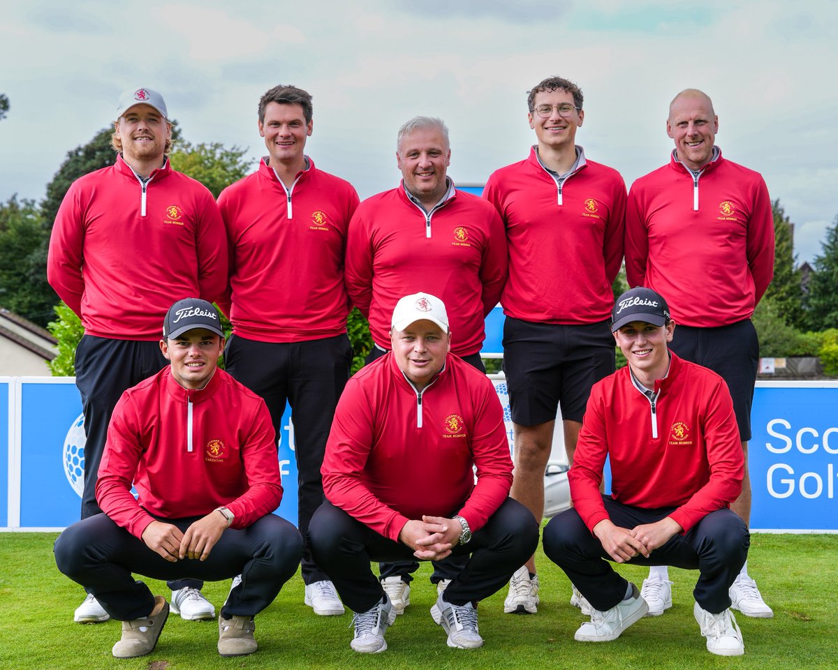 ScottishGolf's tweet photo. Renfrewshire and Lothians get the job done 🤝

It was a convincing 5-1 victory for Renfrewshire against the North East. The North East were encouraged in the early stages of the singles matches when Mark Thomson sealed a point through a 4&3 win - but Renfrewshire kicked into gear and locked in their spot at Sunday's final, with Barry Hume getting it over the line with a 2UP win on the 18th 🔒

A similar story in the Lothians and North match up. Duncan Stewart's early point for the North wasn't going to be enough to stop the Lothians team from a 4-1 victory, with wins including a 5&3 for Jamie Duguid and a 3&1 for Georgie Jackson 🔥

Our final will see two in form teams go head to head with everything on the line at Largs... 🏆

Semi-final scoring: https://t.co/vwQlcxDvJO
