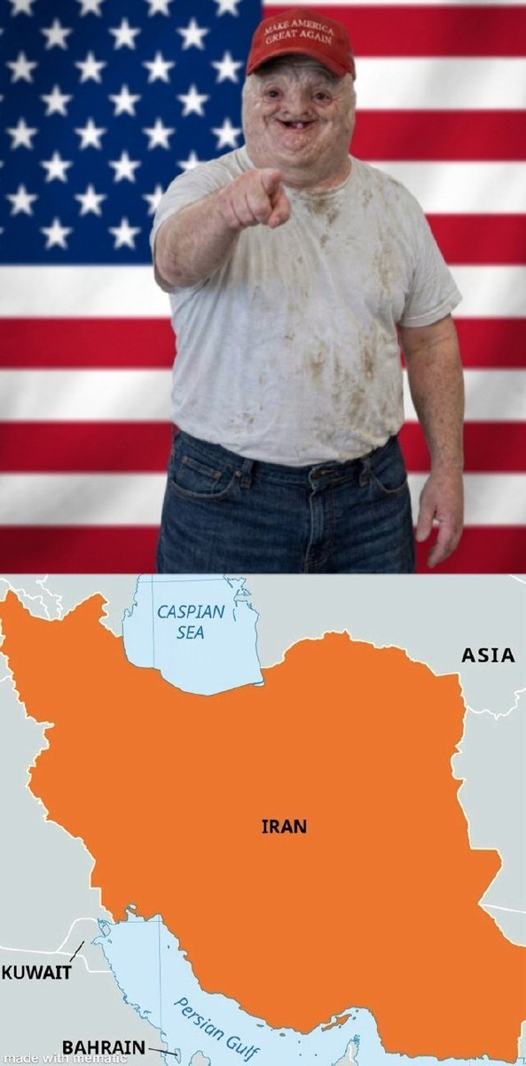 carlomer80's tweet photo. Iran is about to FO!!!!!

#MAGAchud https://t.co/aJAag5X22F