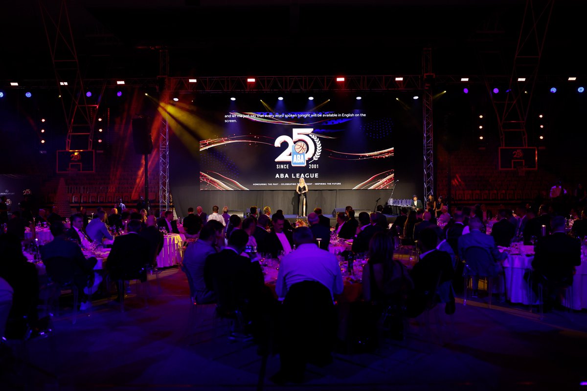 ABA_League's tweet photo. 📸 It's been a delight celebrating 25 years of our regional competition together with #ABALiga Family.

Here's some snapshots from the yesterday's gala event! https://t.co/PwNbmRr5mv