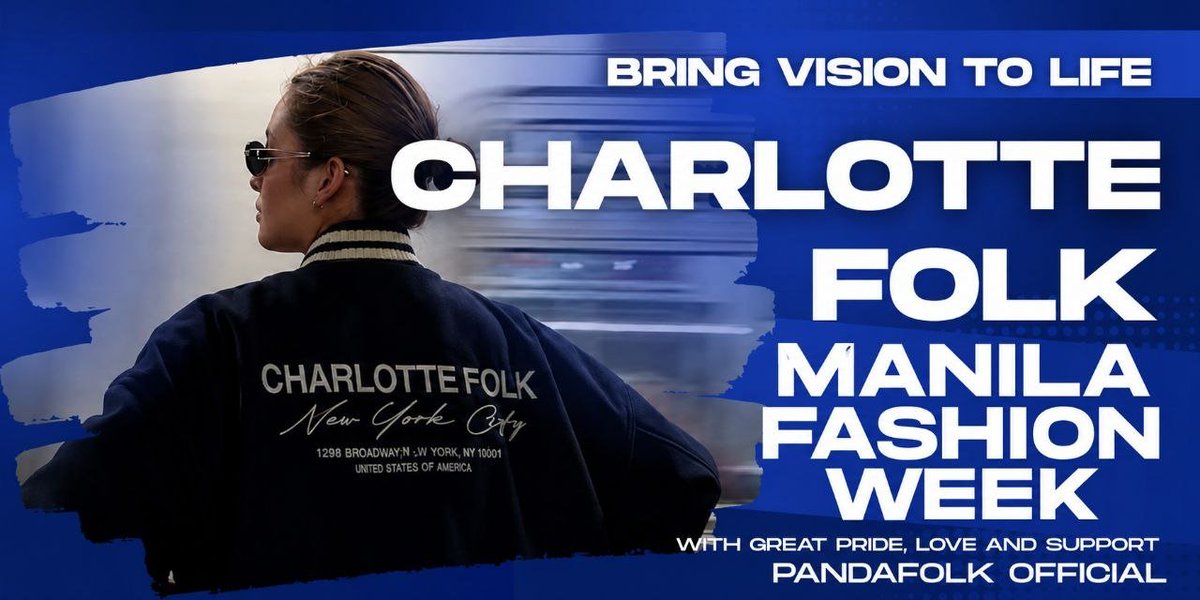pandafolk_18's tweet photo. Huge milestone! 🚨 Massive congrats to Jan Charlotte Vemzon as Charlotte Folk takes the stage at Manila Fashion Week &amp; secures LMSY! Seeing this vision and hustle elevate PH streetwear is so inspiring. 🔥✨
#CharlotteFolk #ManilaFashionWeek #LMSY #PHFashionweek https://t.co/X9zMrGAjcI