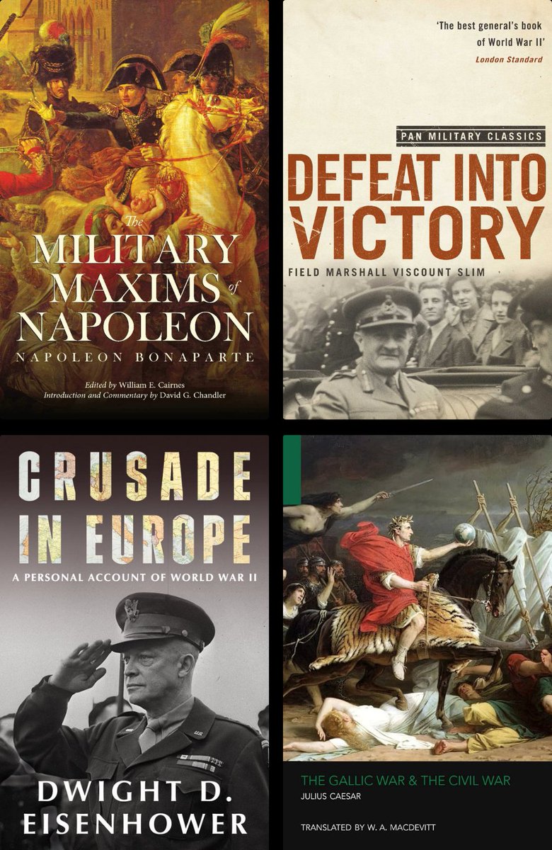 BookNoteApp's tweet photo. strategy books from history's greatest generals: https://t.co/sMvZjfGshw