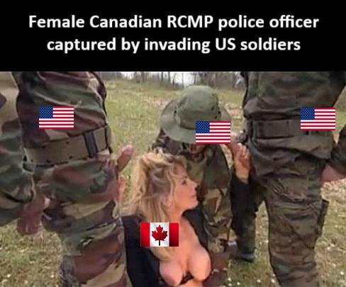 MAGAfiedSlut's tweet photo. America is so perfect under President Trump's leadership why would the Canadian libtards resist at all~ https://t.co/rMIfnHDQd9