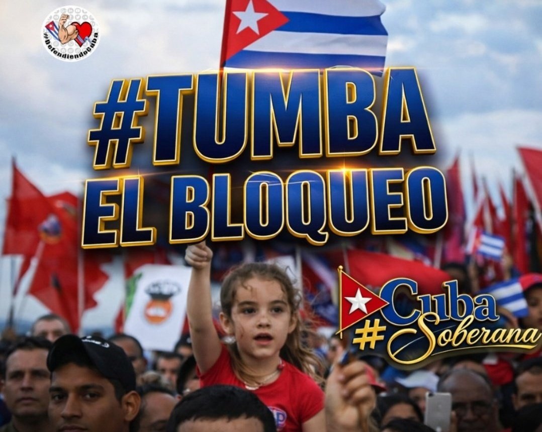 DefendiendoCuba's tweet photo. La arrogancia de EE.UU. castiga colectivamente a todo un pueblo.👇

‼️La política genocida de EE.UU contra #Cuba se mantiene y el bloqueo, también‼️

#TumbaElBloqueo
#DefendiendoCuba🇨🇺💪❤️ https://t.co/xgaICLhJgB
