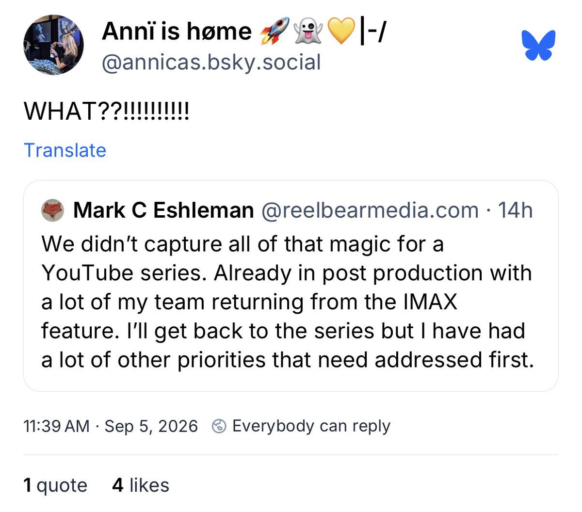 RebelRedTrees's tweet photo. Not in theaters, not on YouTube.
What are they planning this time omg https://t.co/kUgj2xRUcm