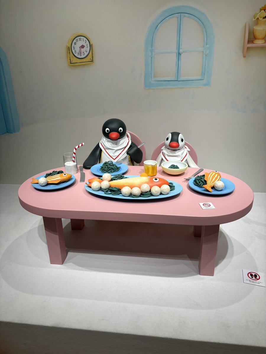 Ba_S_Crew's tweet photo. ほのぼのした1日で良かった！

#ピングー展 https://t.co/HtVu125Y3Y