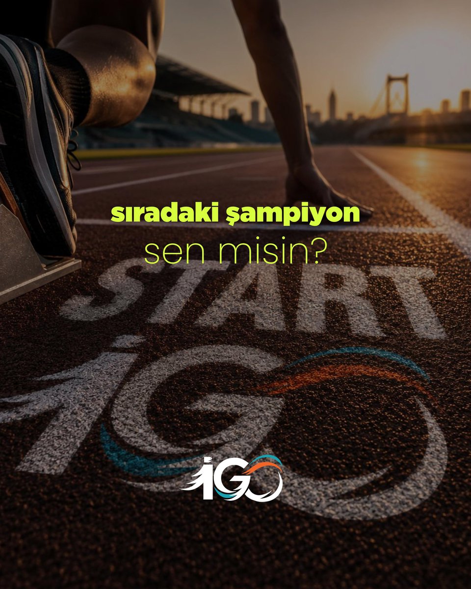 igoresmi's tweet photo. 🏃🏻‍♀️Her yarış bir adımla başlar.
🥇Her şampiyonluk bir cesaretle.

🏁Start verildi.
#SıradakiŞampiyonSenMisin?

https://t.co/3iKtNmOhkL
📲Formu doldur, mücadelede yerini al! https://t.co/tyEylb5sa0