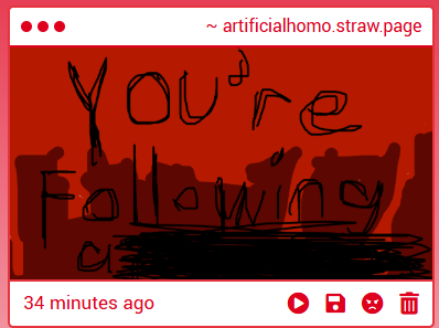 artificialhomo's tweet photo. ???? IM FOLLOWING A WHAT ?????? https://t.co/49yMRmRKJ7