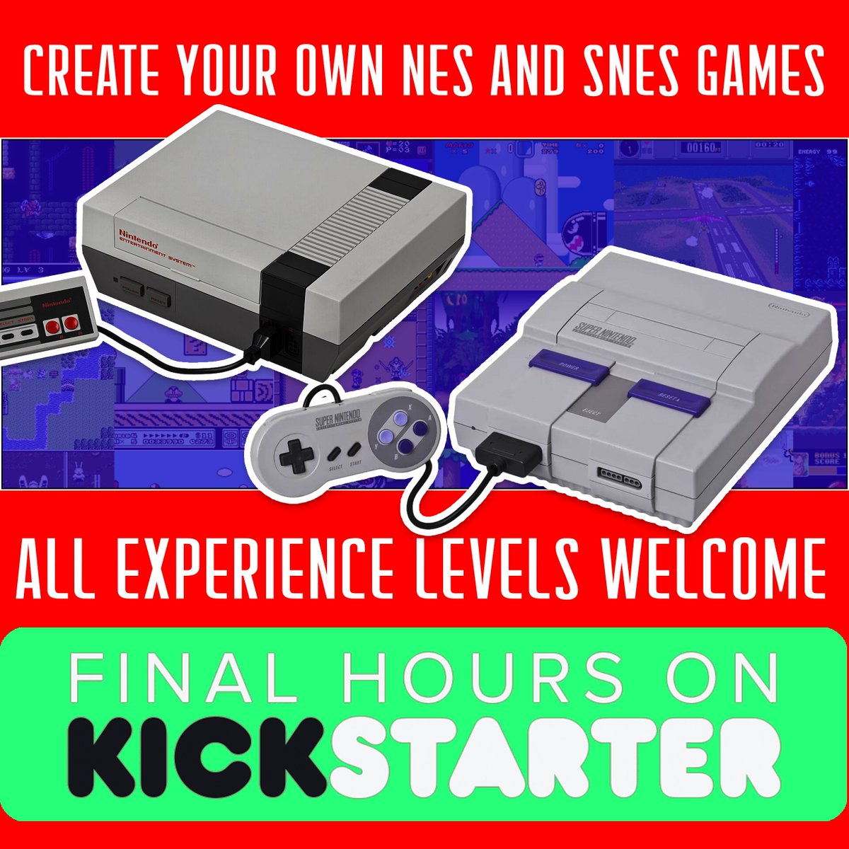 New8bitHeroes's tweet photo. Whether you want to create your own games for these classic systems or just want to help keep this passion alive, we'd love to have you part of it! 
https://t.co/OENmXeNKOD

#8bit #16bit #NES #SNES #retrogaming #homebrew #pixelart #chiptune #gamedev https://t.co/zySQsBcvmJ