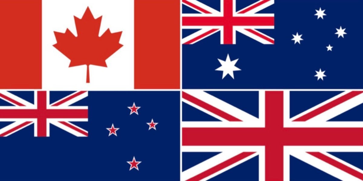 CANZUK's tweet photo. Can you name four other countries who are more suitable for introducing freer movement of citizens, free trade, and foreign policy cooperation?

It's time for Canada, Australia, New Zealand and the UK to build a brighter future together. 🇨🇦🇦🇺🇳🇿🇬🇧 https://t.co/x3Yte4Don2