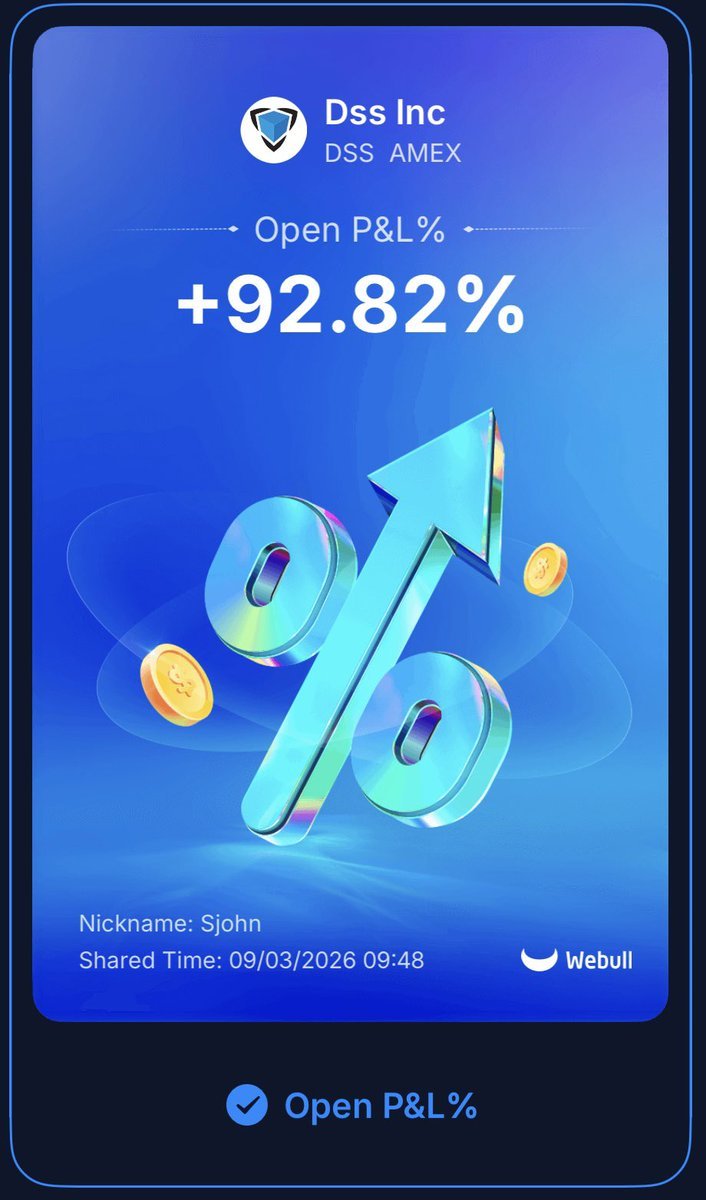 SarwanJohn01's tweet photo. $DSS

ADDED ON HIS ALERT yest 

1 day

100% all good 

💚💚💚 https://t.co/l8sXAyhcDw