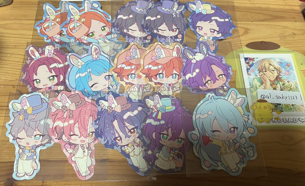 ai_saky1123's tweet photo. 【交換】あんスタ キッチンカー ステッカー

譲▶︎ゆうた2 ☆零2 弓弦 真緒 創 スバル2 アドニス ☆泉 舞珠 ☆チトセ マヨイ 渉
求▶︎薫 カンナ 藍良 宗 日和

郵送希望
☆は薫との交換のみ
薫orカンナ含む交換優先させて頂きます https://t.co/pbYxQmQjgt