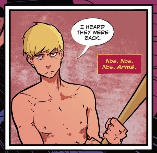 mygpjt's tweet photo. É sempre cômico lembrar do gay panic do Tim vendo o Bernard sem camisa https://t.co/0wOVUfiJtT