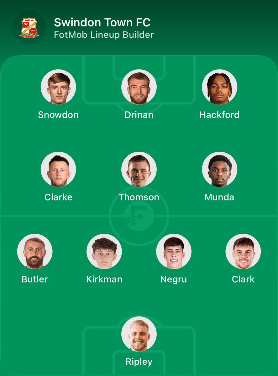 SwindonXtra's tweet photo. #STFC starting XI vs Colchester United

SUBS: Ward, Butterworth, Hungbo, Debayo, Middlemas, Majekodunmi, Millard. https://t.co/ekJpACKSNb