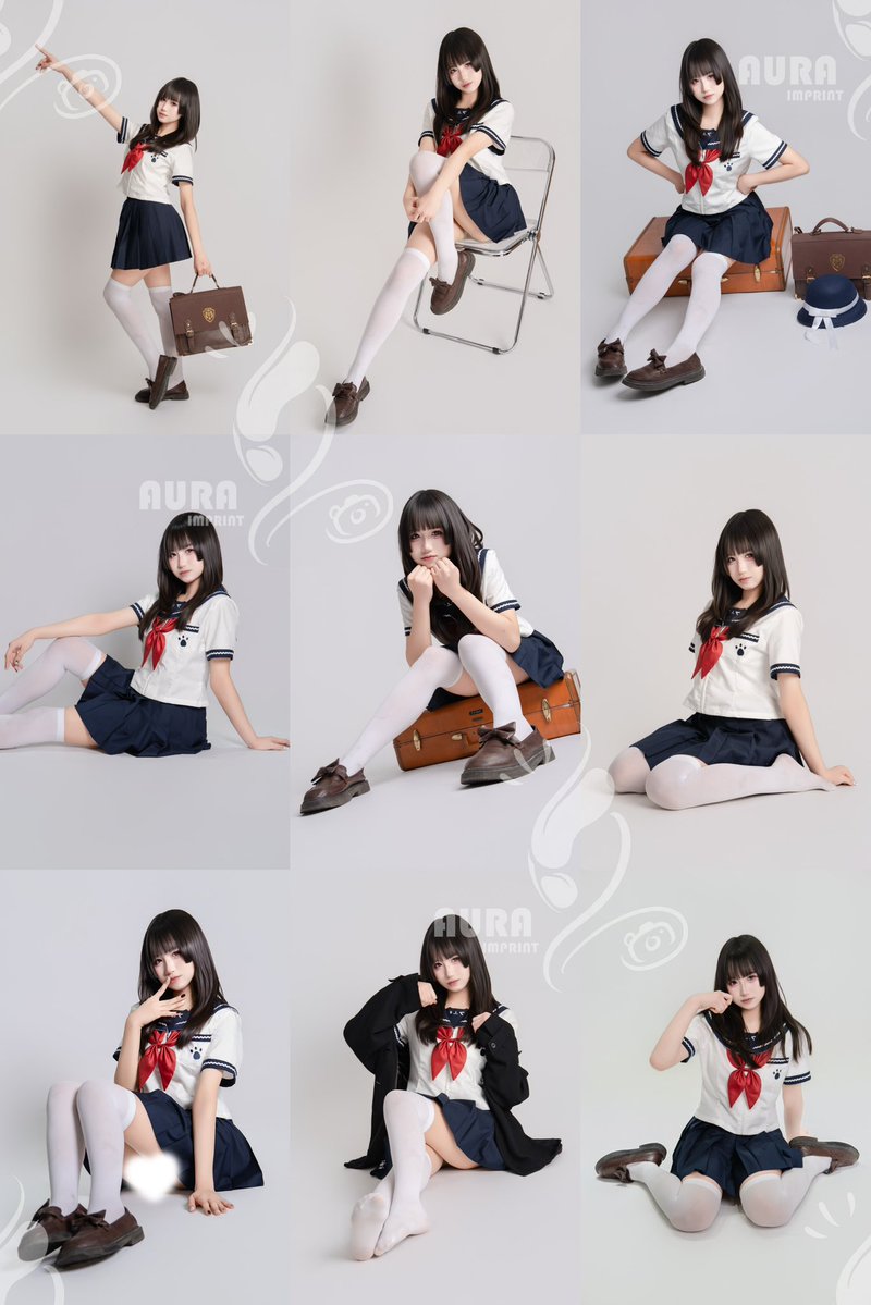 jyanasyousuke's tweet photo. 哪個瞬間的少女最讓你心動？📸✨
JK制服ポーズ集。 https://t.co/JCobdmKEay