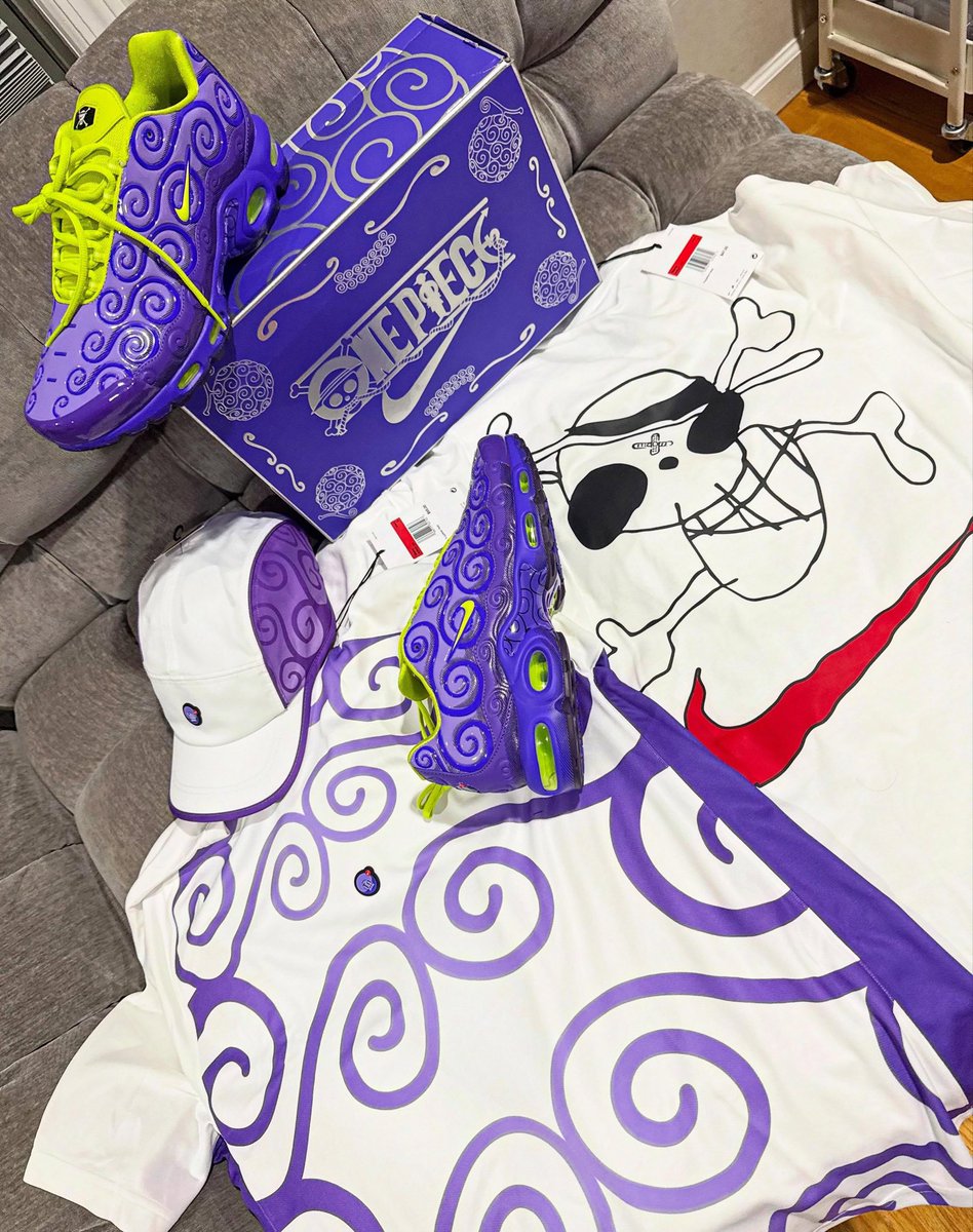 Ovrnundr's tweet photo. One Piece x Nike Air Max Plus (2026) 🏴‍☠️ https://t.co/n3jf9cid98