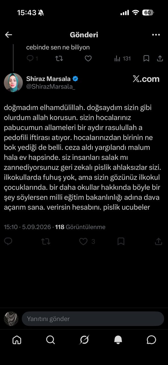 Defneyapra1's tweet photo. İftira atıp engellemek ne kadar kolay kafasına şal takıp kendisini müslüman sanıyor gerizakalı tek derdi islama saldırmak https://t.co/qizpX1nB0b