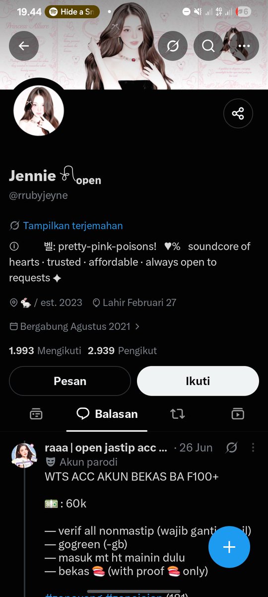 matcham00d_'s tweet photo. guys, ini pinpri yang ngasih tau akun akun scam, tapi aslinya scam juga guys, yaallah, ada ya orng sejahat dia ini https://t.co/9OtCnPxbGc
