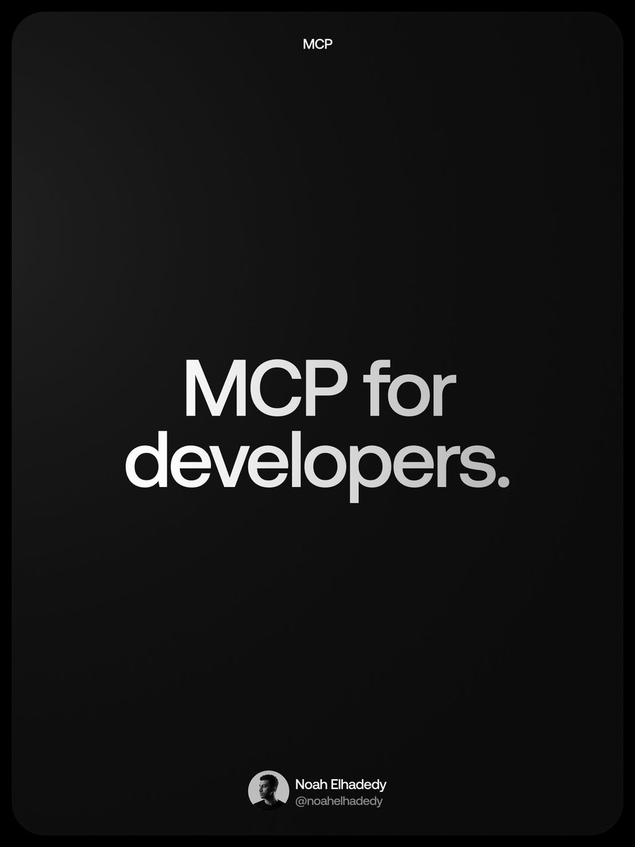 noahelhadedy's tweet photo. MCP for developers

1. https://t.co/C2ssLzzTez
2. https://t.co/1e5tB1Xhy3
3. https://t.co/sDAOAWLtmy
4. https://t.co/vvAGBNmyEp
5. https://t.co/PicNqyq2AI
6. https://t.co/Cv9rJUkPvr
7. https://t.co/pKxDcJkar3
8. https://t.co/f7oufIgAzk
9. https://t.co/DNfNK7p7wP
10. https://t.co/76VdFdh4DG

Save this list for your next project.