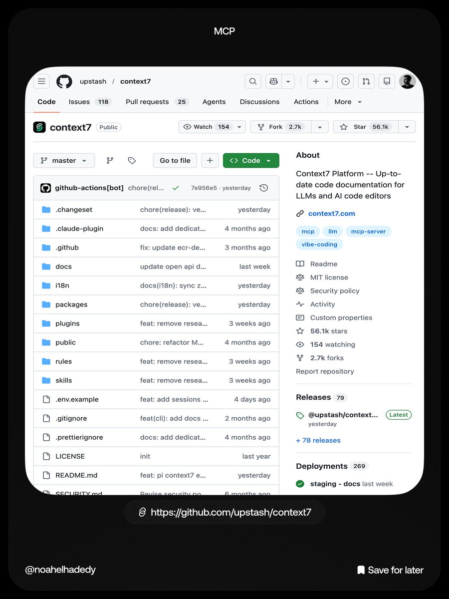 noahelhadedy's tweet photo. MCP for developers

1. https://t.co/C2ssLzzTez
2. https://t.co/1e5tB1Xhy3
3. https://t.co/sDAOAWLtmy
4. https://t.co/vvAGBNmyEp
5. https://t.co/PicNqyq2AI
6. https://t.co/Cv9rJUkPvr
7. https://t.co/pKxDcJkar3
8. https://t.co/f7oufIgAzk
9. https://t.co/DNfNK7p7wP
10. https://t.co/76VdFdh4DG

Save this list for your next project.