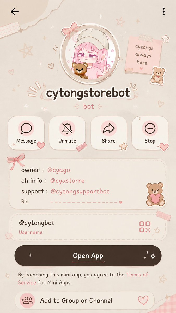 whybamby's tweet photo. ˚₊‧꒰ა NEW BOT ALERT ໒꒱ ‧₊˚
Hi lovely! I would like to promote this store on telegram
❀ https://t.co/2vhzZ0NU6r
❀ @cytongbot 
Yg butuh stars, butuh GIFT LIMITED!! butuh gram/ton disini harganya terjangkau banget lohh, ntik-ntik udah pastiii. Semua bisa disini!! Buruan beli https://t.co/emKiv8stbz