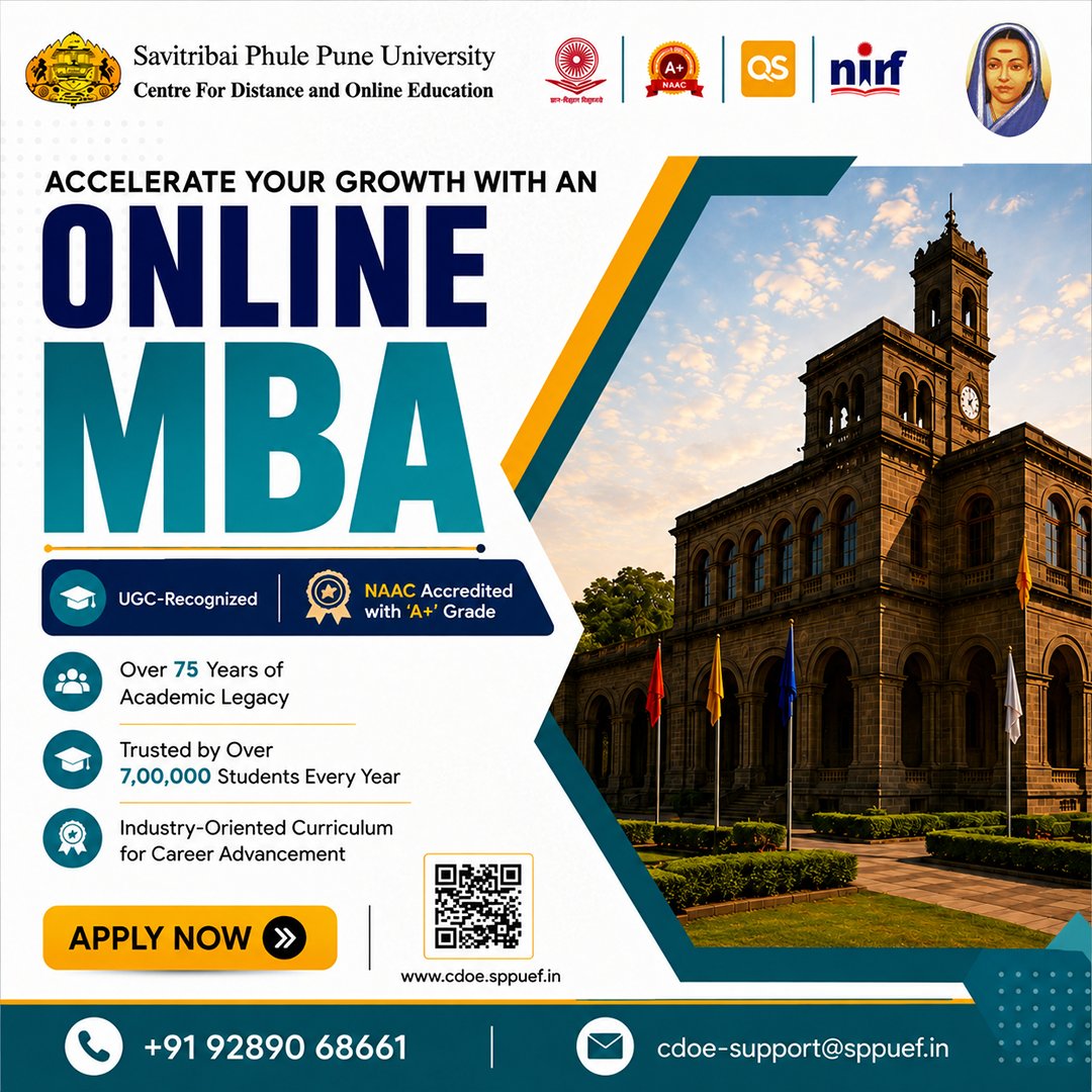 sppuonline's tweet photo. 🎓 Accelerate Your Growth with SPPU Online MBA!
UGC-recognized | A+ NAAC | Flexible learning | Career-focused curriculum
📞 +91 92890 68661 | 🌐 https://t.co/2xxPFpuRP7
🚀 Apply Now!
#SPPUOnline #OnlineMBA #OnlineEducation #CareerGrowth #MBA https://t.co/3T1VQDGzNY
