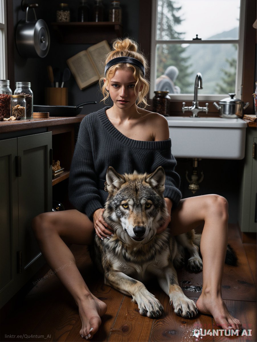 Qu4ntum_AI's tweet photo. Can she tame the beast within tonight? 🐺🌕🌲

#JuliaGarner #Ozark #WolfMan2025 #InventingAnna #HollywoodActress #RedPlaidShirt #LaceBra #OversizedSweater #SatinSlip #WildWolf #DarkForest #BlondeActress #HorrorMovie #LacePanties #FantasticFour #WildWolf #DarkForest #Cabin #woods https://t.co/KD1ZkmJaBs