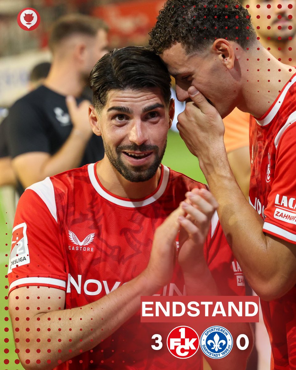 TreffpunktBetze's tweet photo. Schlusspfiff! Der FCK besiegt die Lilien verdient mit 3:0. Gerade in der zweiten Halbzeit waren die Lautrer die klar tonangebende Mannschaft und hätten sogar noch 1-2 Tore mehr erzielen können. Ein gelungener Samstagvormittag für die Männer in Rot.
// #Betze #FCKSVD https://t.co/ZiUl2KiQvh