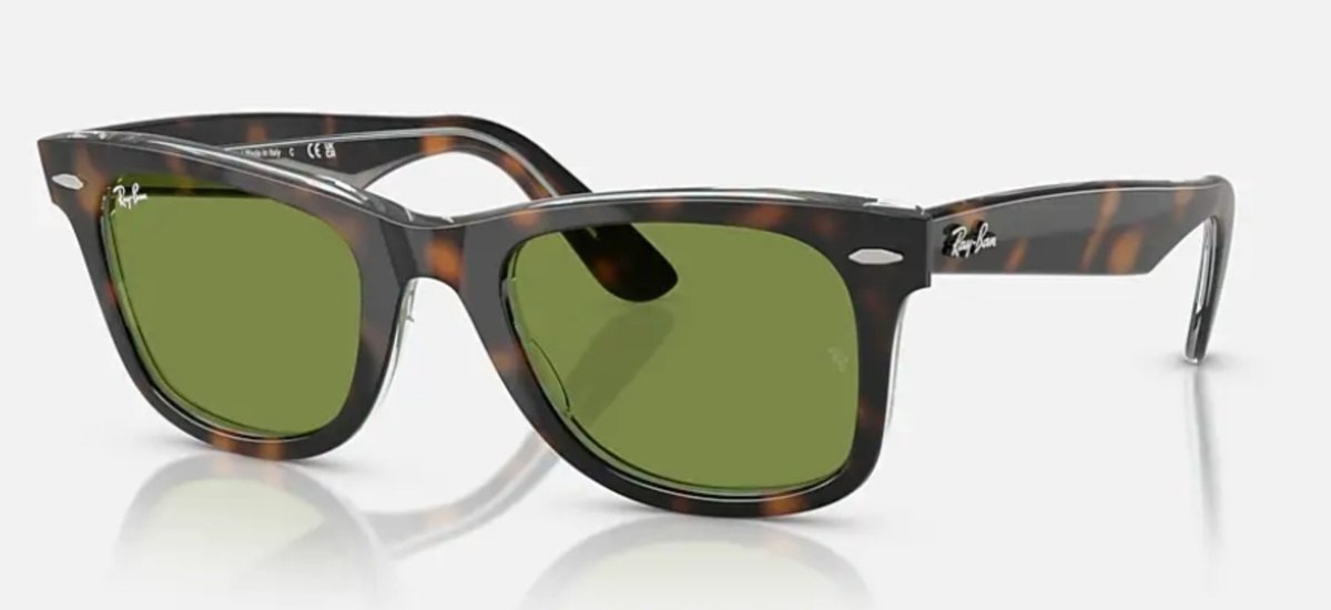 320air's tweet photo. 結局、Ray-Banのウェイファーラーのサングラスをベースに可視光調光レンズと度を入れて貰うことにしました😃
サングラスベースなのはレンズ幅がメガネベースより大きいからです… https://t.co/gqFu021lvK