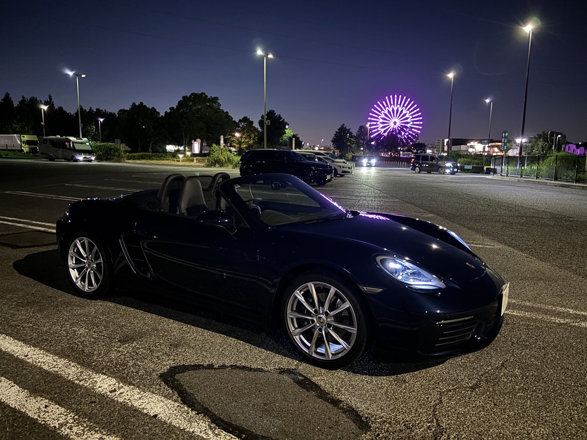 AviationEdi's tweet photo. 夏のオープンドライブは夜が気持ちいいですねー。
#ポルシェ 718 ボクスター https://t.co/KLSkPfqeoG