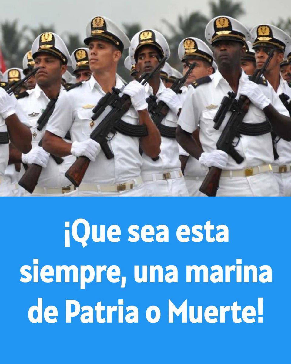 EjtoOccidental's tweet photo. ‼️Cada 5 de septiembre los marinos cubanos reciben la felicitación por su profesión, recordando las hazañas de la fuerza naval en el Alzamiento de Cienfuegos 🆚 la tiranía batistiana.
En honor a los caídos se escogió esta fecha como el Día de la Marina de Guerra Revolucionaria.🇨🇺 https://t.co/Qx2vcG4RtJ