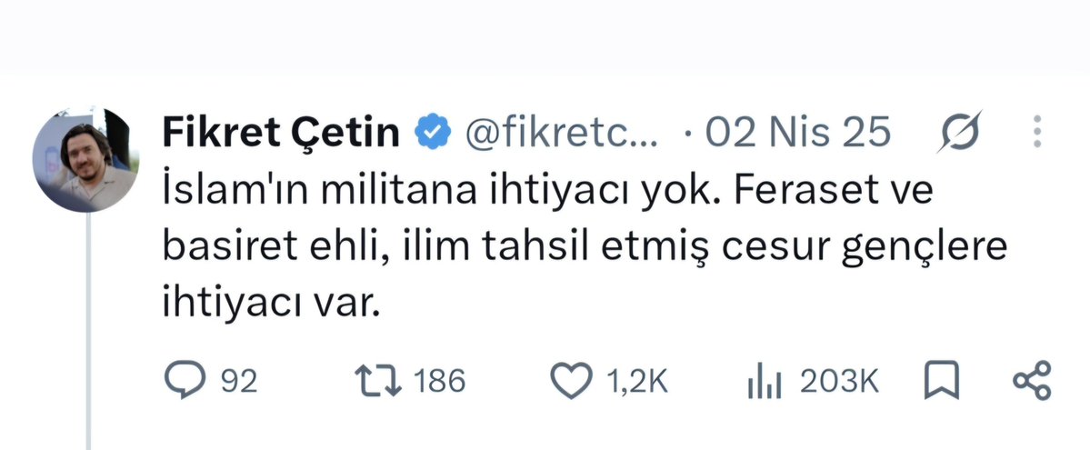 NNidade's tweet photo. @Sagparti_Resmi Günümüz de faiz zorunluluktur (Altay Cem Meriç)
Cihat etmeyin ilim tahsil edin( Fikret Çetin)
Bana arkadaşını söyle sana bunları söyleteni söyleyeyim https://t.co/AhGZVqLGer