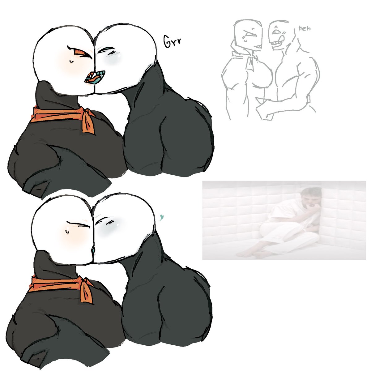 BoxlazyLOVE's tweet photo. AHHH! my favorite ship! I’m freaking out 😭
❤️Pursuer X Femsuer (female pursuer)❤️
#dieofdeath #pursuer https://t.co/KEaKBHvTq3