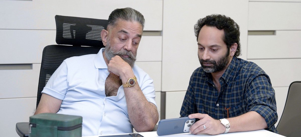 saloon_kada's tweet photo. Kamal Haasan &amp; Fahadh Faasil🛐🔥 https://t.co/nuyZSIJu9y
