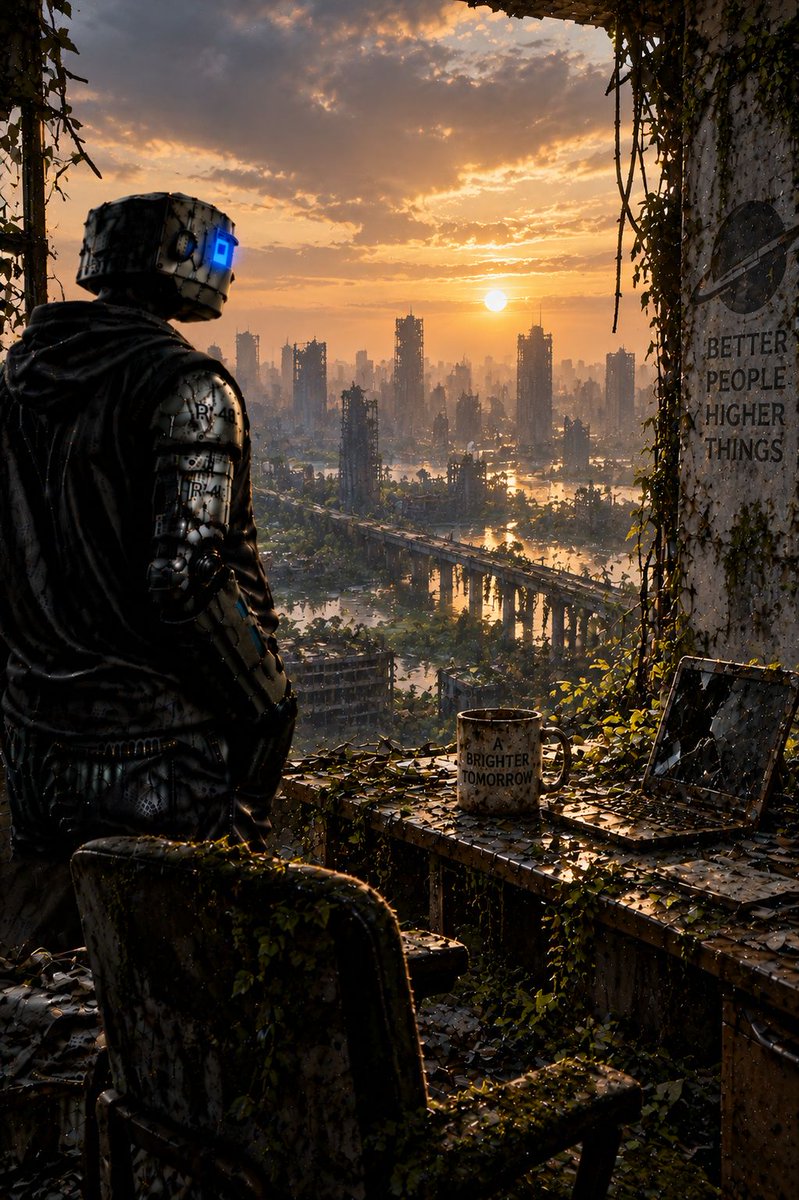 the_margret's tweet photo. They kept planning for a brighter tomorrow.

Tomorrow came without them.

📖 Read Hex Tape FREE:
https://t.co/gEgxjiwScm

🤖 More strange stories: SUDO VI MARGRET.DMP
https://t.co/ROuW3kv2rj

#HexTape #RobotsWouldntSurviveThis #sciencefiction #booksky #postapocalyptic #sadrobots https://t.co/ob667Fc4q9