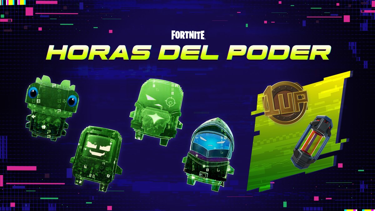 Fortnite_ES's tweet photo. ¿Quién tiene ganas de darlo todo?

⚡ Espíritus hacker potenciados
🍛 ¡Un festín en cada drop!
🕑 8pm-10pm CEST | 12pm-2pm MX | 2-4pm AR
🕘 3am-5am (domingo) CEST | 7pm-9pm MX | 9pm-11pm AR https://t.co/UsojRWH35o