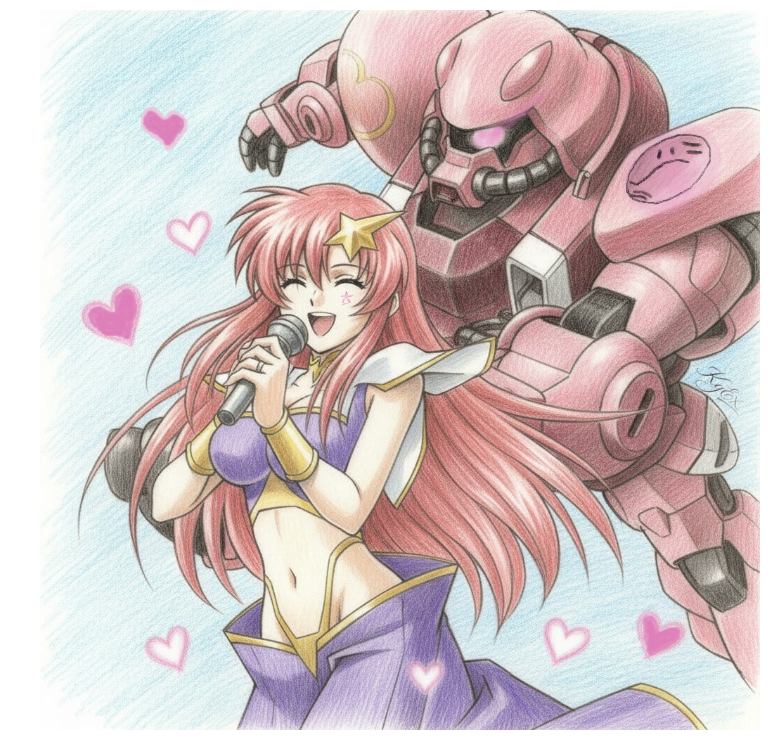 KyaryBeamEX's tweet photo. Meer Campbell with her Pink Zaku Warrior - Gundam Seed Destiny

#meercampbell #Gundamseed #gundamseeddestiny #zaku #zakuwarrior #pinkzaku https://t.co/qJJmBsT4VI